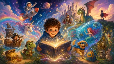 10 magische thema’s voor een gepersonaliseerd kinderboek