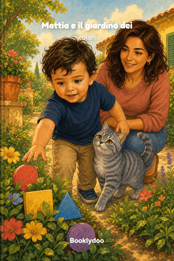 Buchcover von Mattia e il giardino dei colori