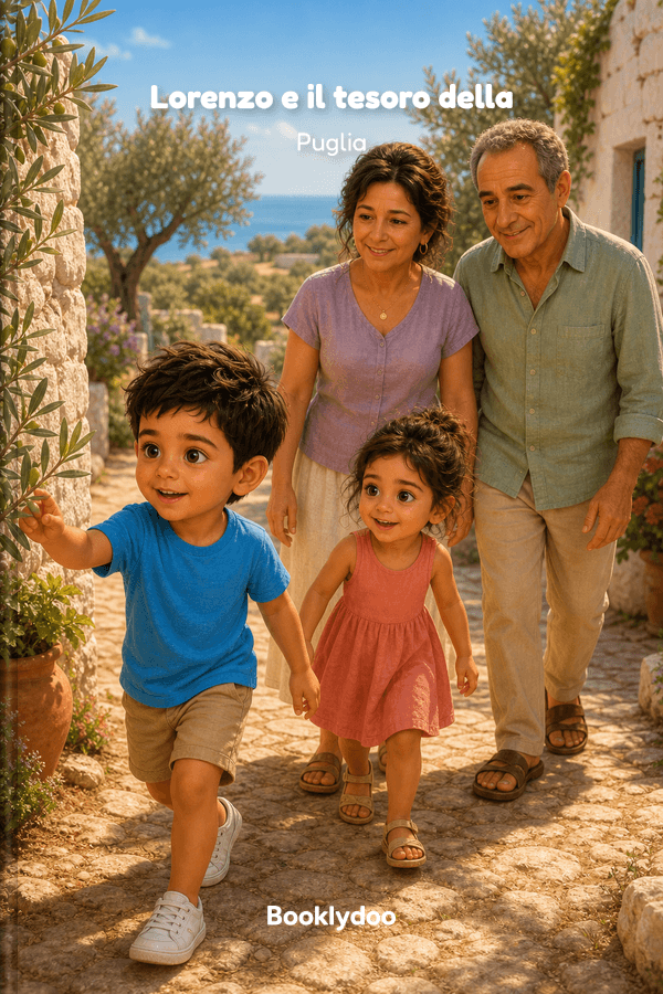 Copertina del libro Lorenzo e il tesoro della Puglia