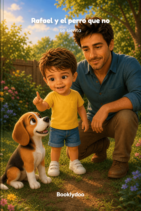 Portada del libro Rafael y el perro que no se sienta