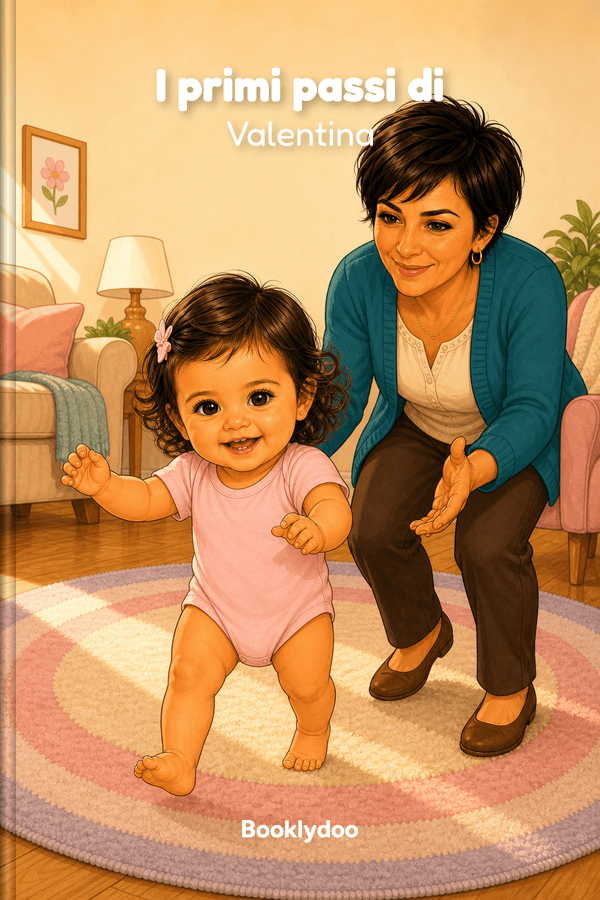 Copertina del libro I primi passi di Valentina