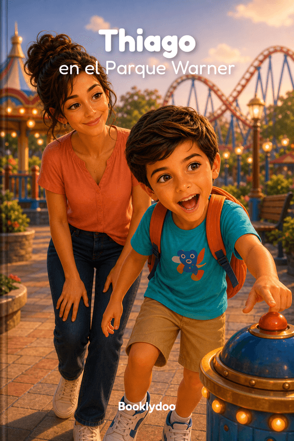 Portada del libro Thiago en el Parque Warner