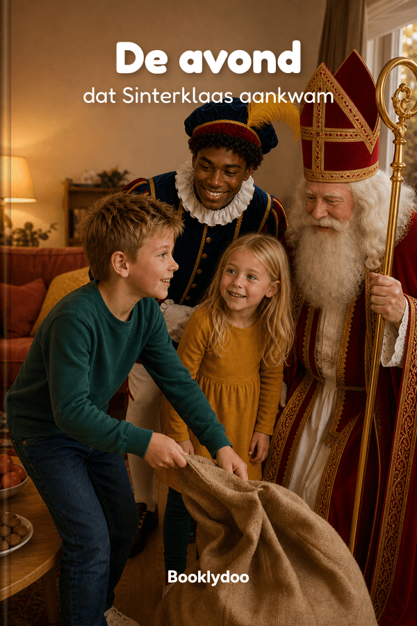 Buchcover von De avond dat Sinterklaas aankwam