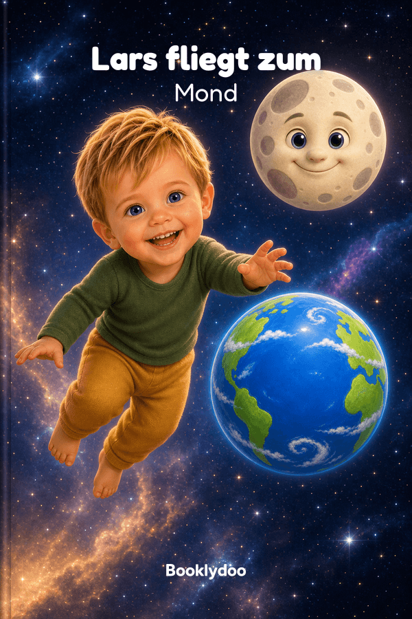 Buchcover von Lars fliegt zum Mond