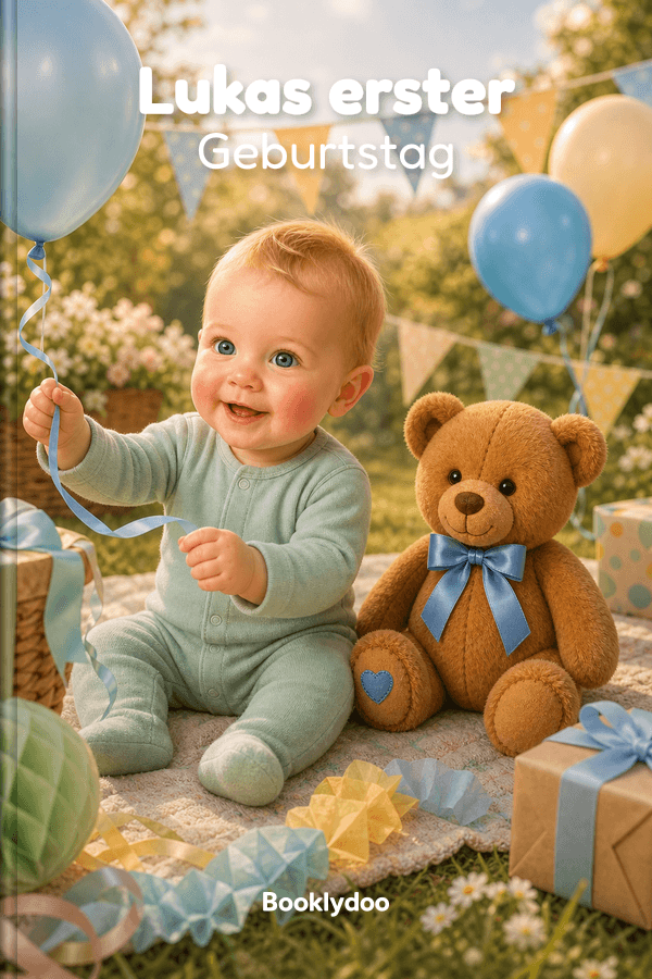 Buchcover von Lukas erster Geburtstag