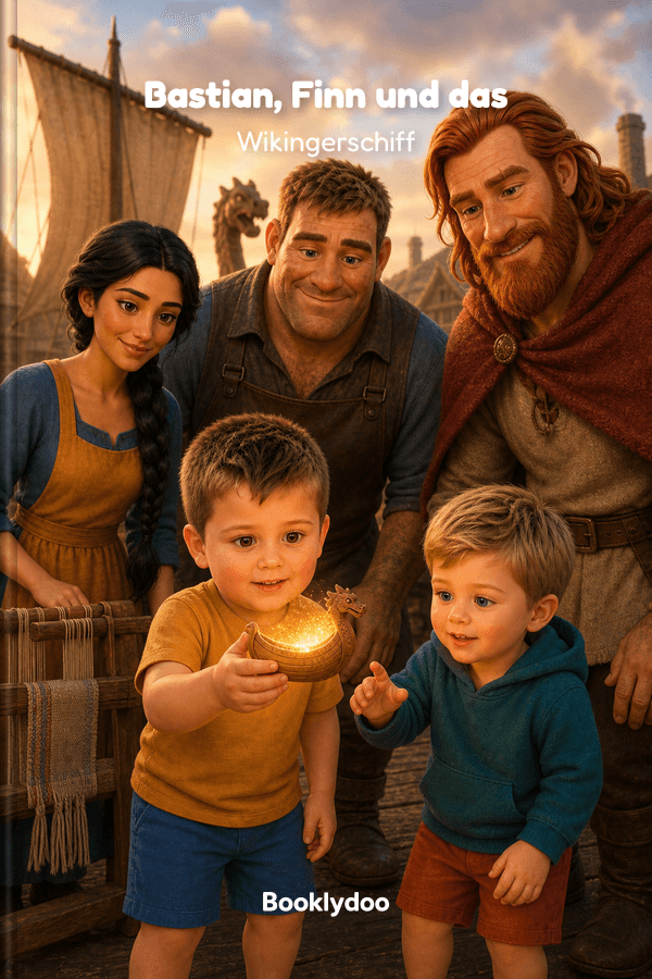 Buchcover von Bastian, Finn und das Wikingerschiff