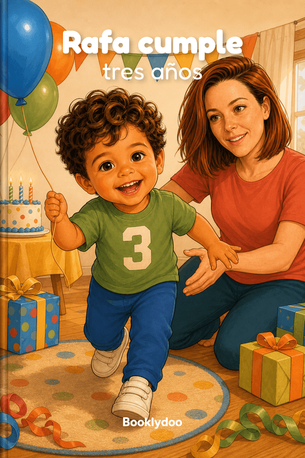 Portada del libro Rafa cumple tres años