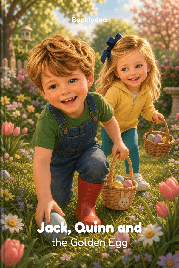 Book cover of Jack, Quinn and the Golden Egg