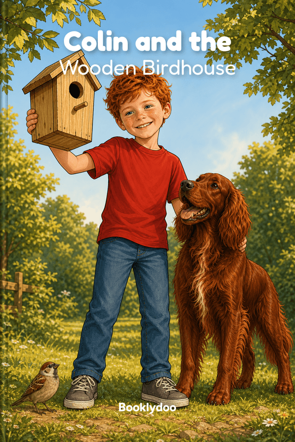 Book cover of Colin and the Wooden Birdhouse