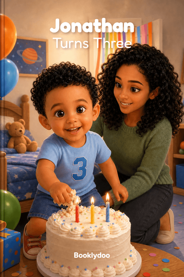 Book cover of Jonathan Turns Three