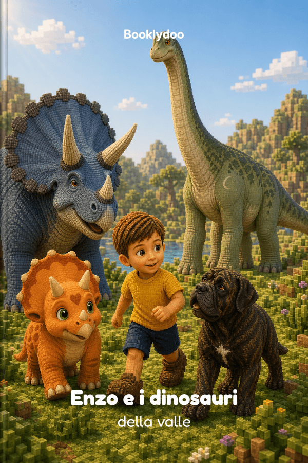 Copertina del libro Enzo e i dinosauri della valle