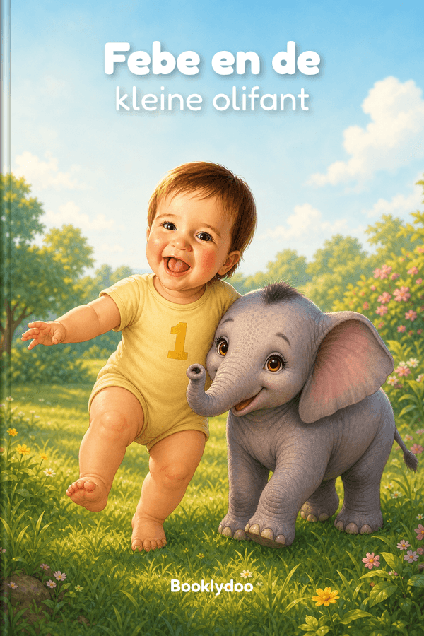 Boekomslag van Febe en de kleine olifant